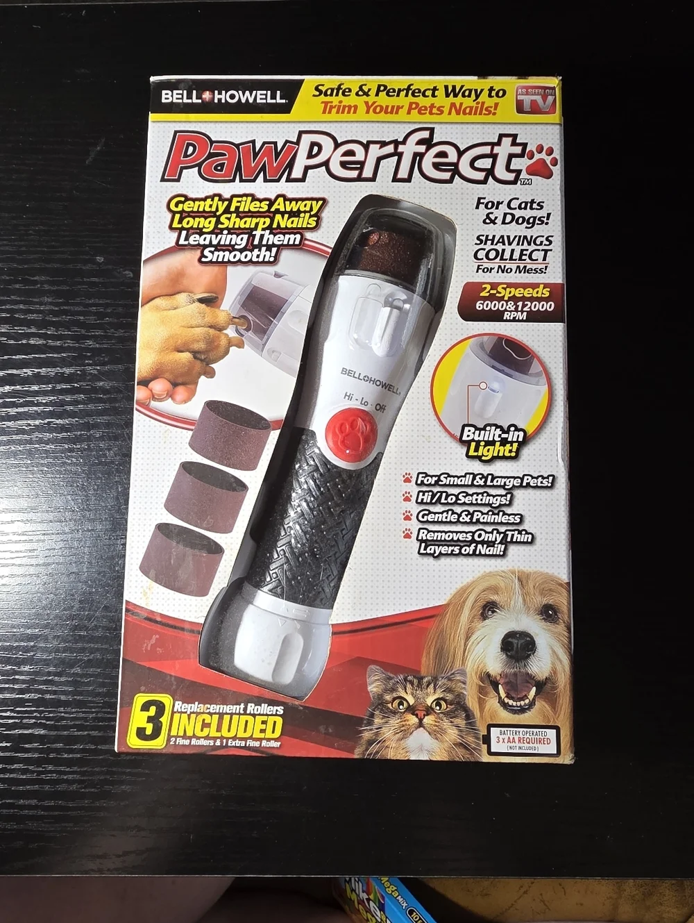 PawPerfect Pet Nail Trimmer Dogs Cats File